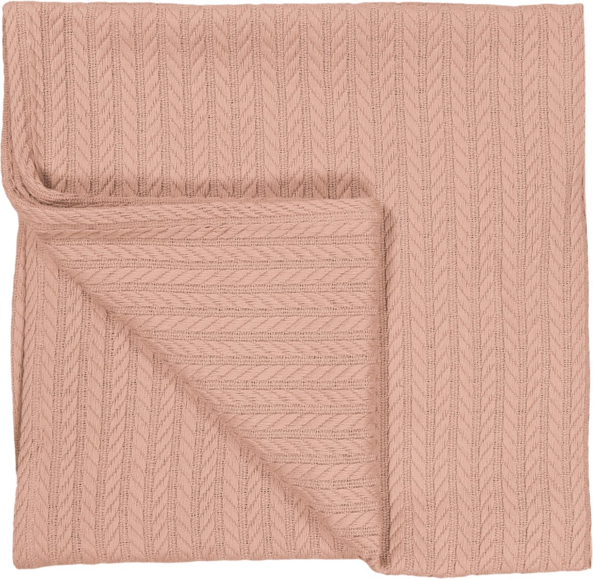MamaLoes Oudroze 100x150cm Knitted Ledikantdeken