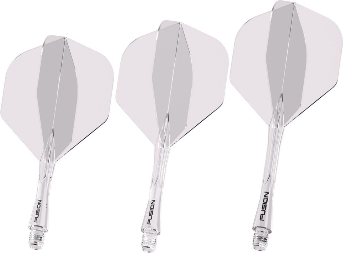Winmau Fusion Clear NO2 - Dart Flights Medium