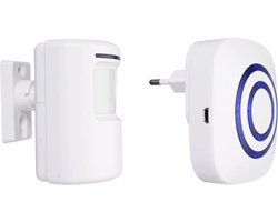 Entreemelder draadloos - Winkelbel - Melder met sensor - Bel - Deurbel