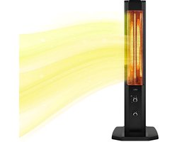 Lina® Infrarood Verwarming 1200W – Energiezuinige Elektrische Kachel voor Binnen & Buiten – Terrasverwarmer