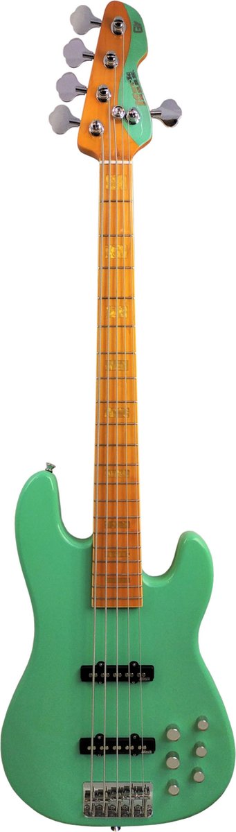 Markbass GV5 Gloxy Val Surf Green CR MP - Elektrische basgitaar