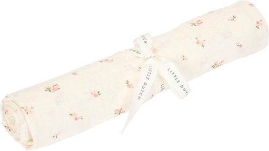 Swaddle - Wit - Maat 120 cm - Fairy Garden - Fairy Blossom