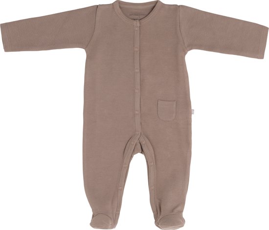 Baby's Only Boxpakje met voetjes Pure - Mokka - 56 - 100% ecologisch katoen - GOTS