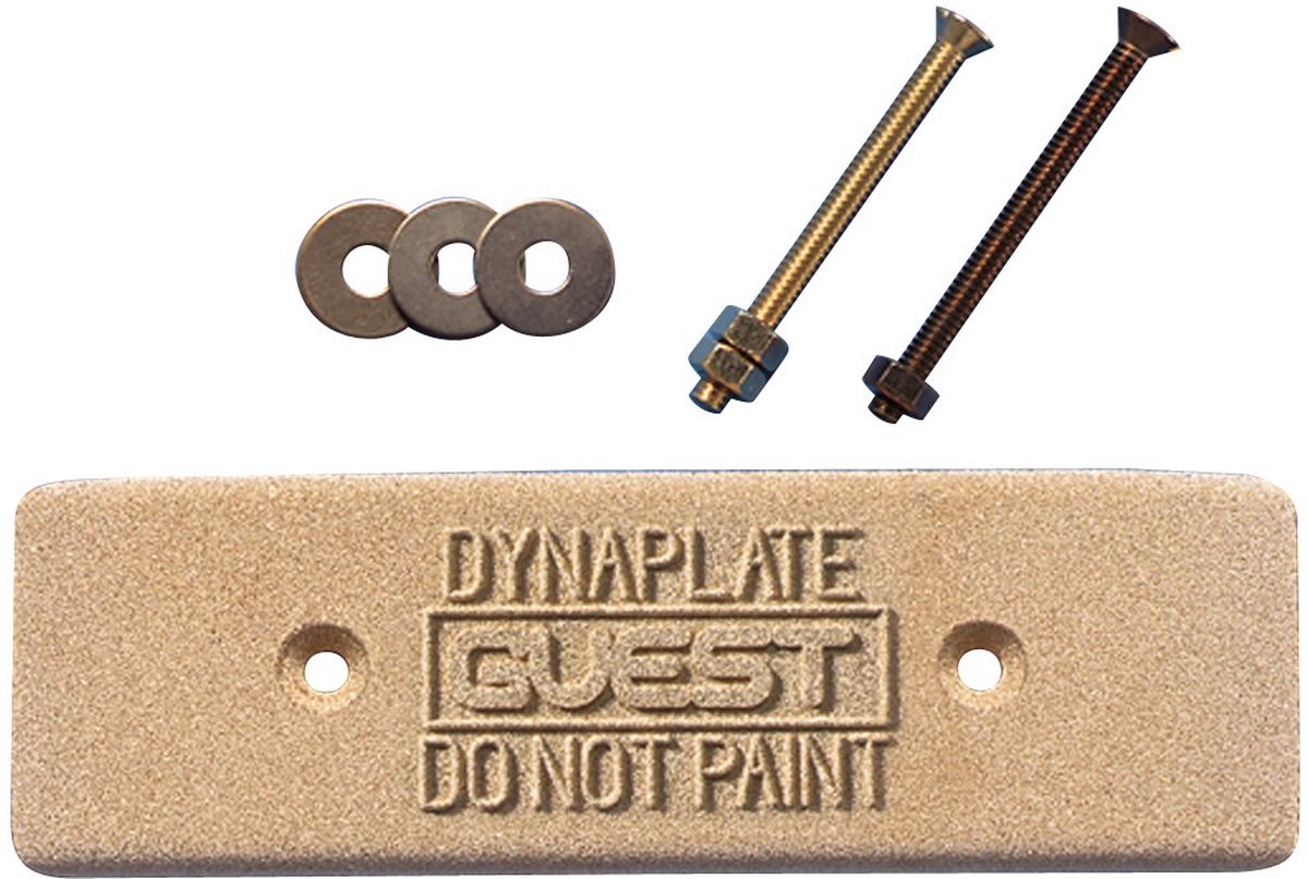Marinco D-8 Dynaplate 8" x 2-1/2" x 1/2"