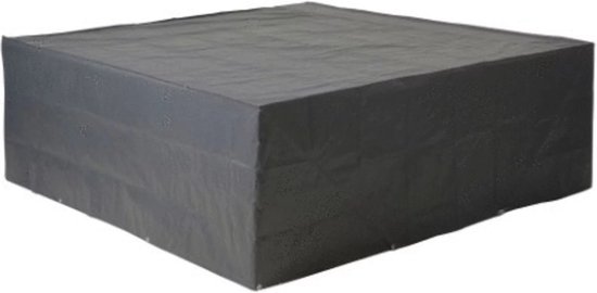 Donkergrijze hoes voor een vierkante salontafel, 100gr/m².