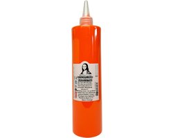Südor Textielverf 500 ml, neon oranje.Wasbestendige textielverf voor lichte stoffen. Wasmachinebestendig, wasbestendig. Fixatie door strijken