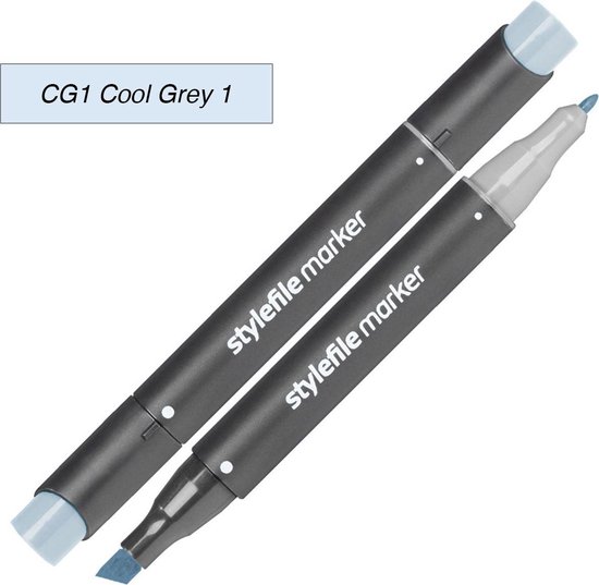 Stylefile Marker - Cool Grey 1 - Deze kwaliteit stift is ideaal voor... bol.com