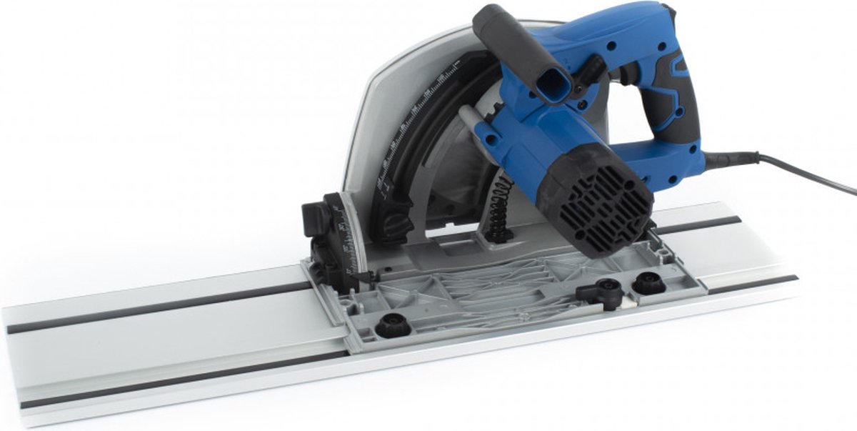 Borg Invalzaag - Cirkelzaag - 1400 Watt - 190 mm zaagblad - inclusief geleiderail 2 x 70 cm - regelbaar toerental 2200 - 5200 omw./min. – foto 3
