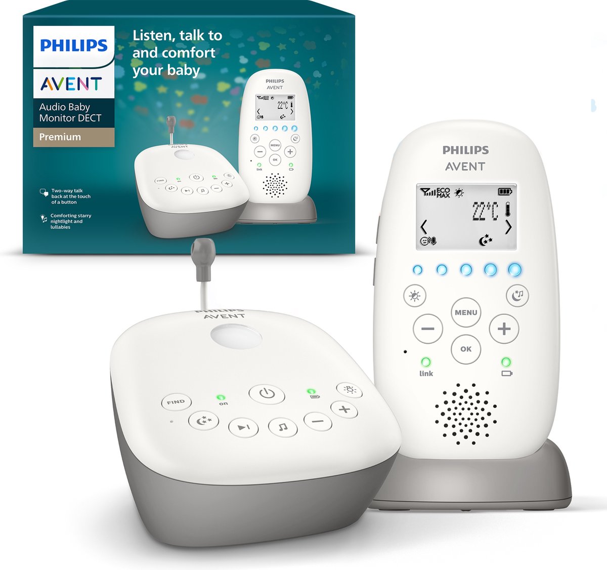 Afbeelding van Philips Avent SCD733/26 DECT babyfoon