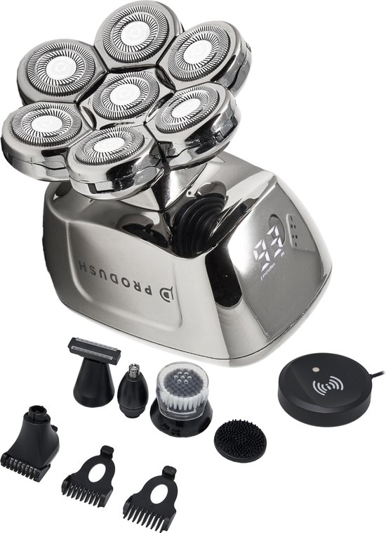 Prodush skull shaver 7D - 6-in-1 hoofd scheerapparaat mannen - hoofd kaal scheren - skullshaver - Prodush - €39,95