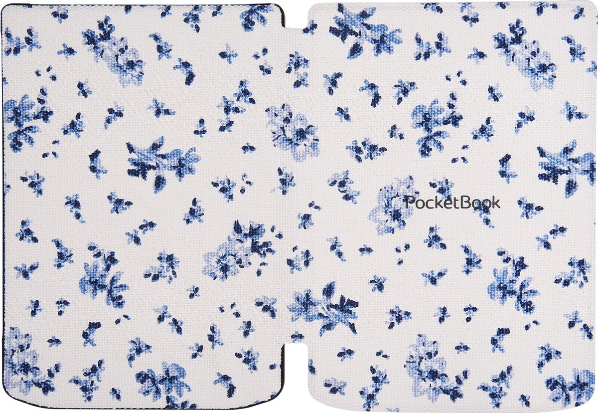 PocketBook Verse Bright Blue + Bloemen PocketBook hoesje - afbeelding 3