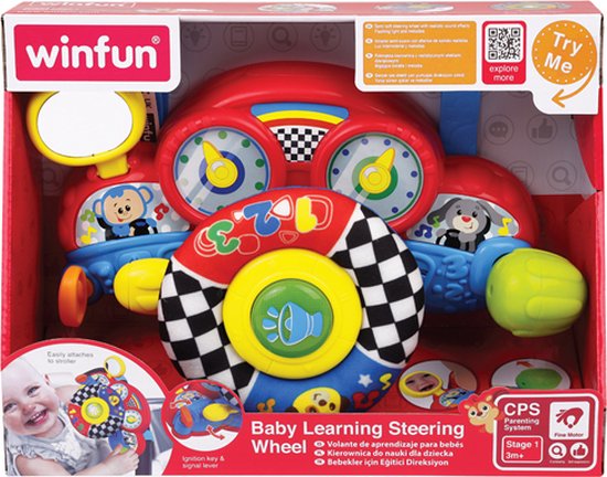 Volant d'apprentissage WINFUN Baby avec effets sonores et mélodies réalistes