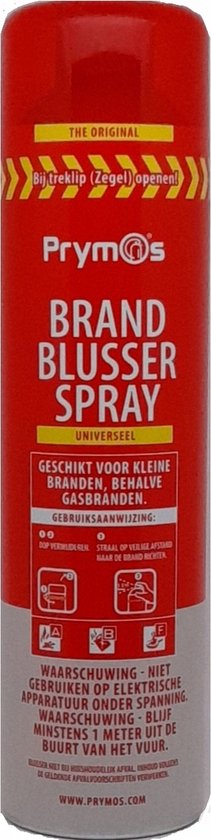 Prymos spraybrandblusser schuim universeel geschikt voor vet
