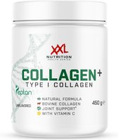XXL Nutrition - Collagen+ Type 1 - Bovine Collageen Supplement met Vitamine C - Type 1 Collageen - Unflavored - 450 Gram (30 doseringen)