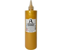 Südor Textielverf 500 ml, goud.Wasbestendige textielverf voor lichte stoffen. Wasmachinebestendig, wasbestendig. Fixatie door strijken