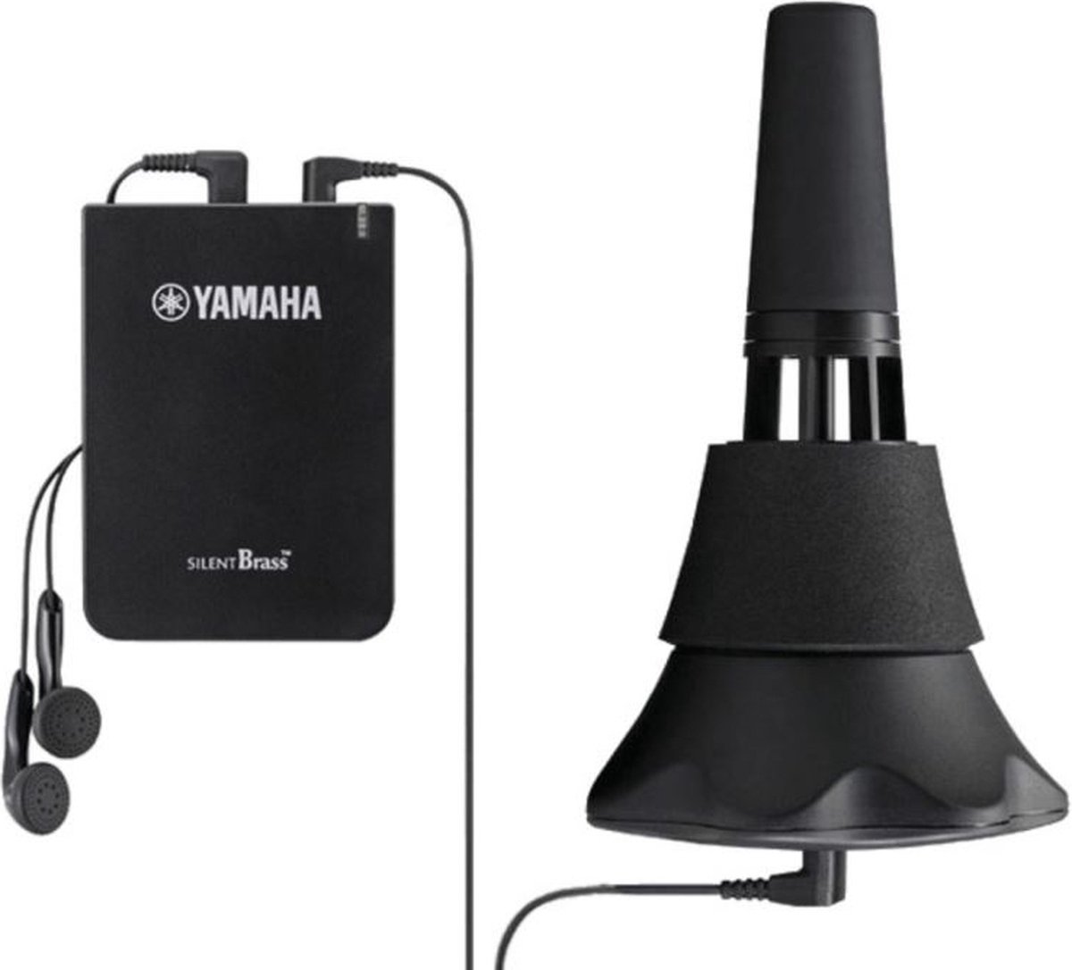 Yamaha Silent Brass SB7J demper voor trompetten en kornetten, met STJ Personal Studio
