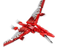 Woma - Pterosaur Pterodactyl Bouwset - Jurassic World Dinosaurussen Bouwpakket - 3D Puzzle Bouwblokken - Educatief Speelgoed - Compatibel met Lego bouwstenen - 308 Stuks