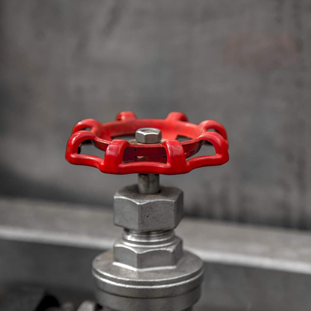 Ventiel handwiel afsluitventiel kraan waterpijp bovendeel greep 6x6mm - set van 2 (rood)