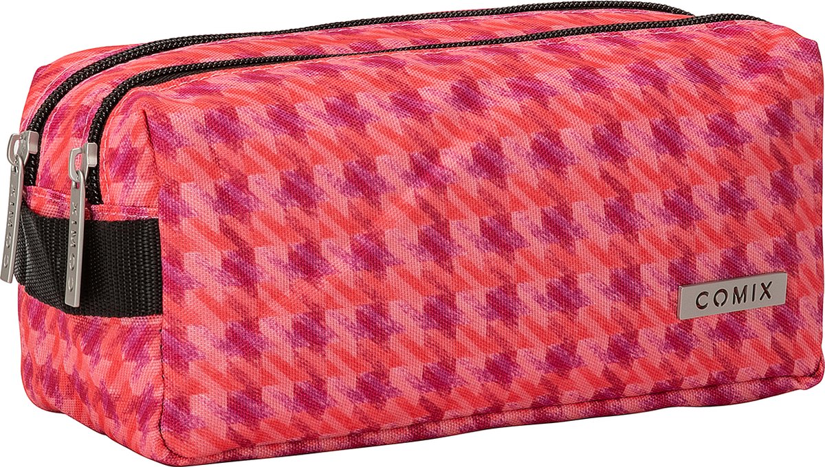 Comix Etui Pied-de-Poule - 21 x 12 x 9 cm - Polyester