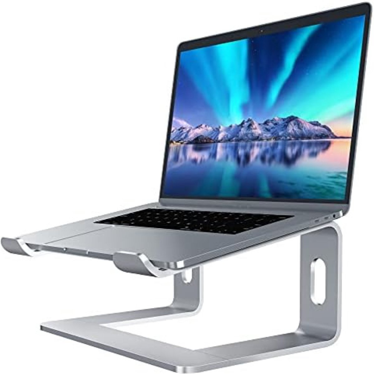 Solacis Laptop verhoger - Laptopverhoger - Stabiel - Staand Werken - Ergonomisch - Laptop Verhoger Bureau - Must have voor uw laptop!