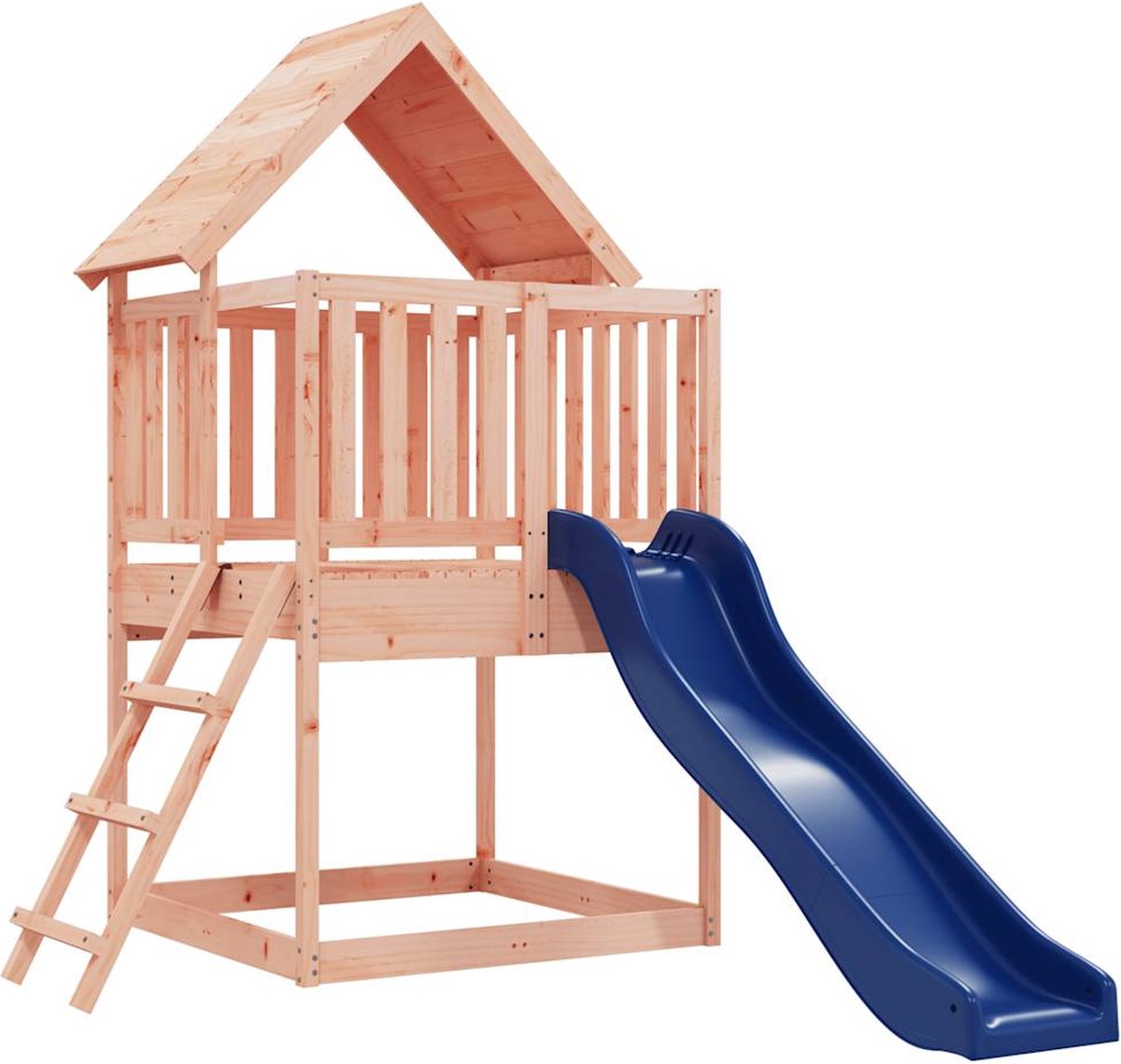 Toboggan Jardin Bleu VidaXL 174x38 Cm - Polypropylène Résistant - Pour Enfants 3-8 Ans (45 Kg Max)