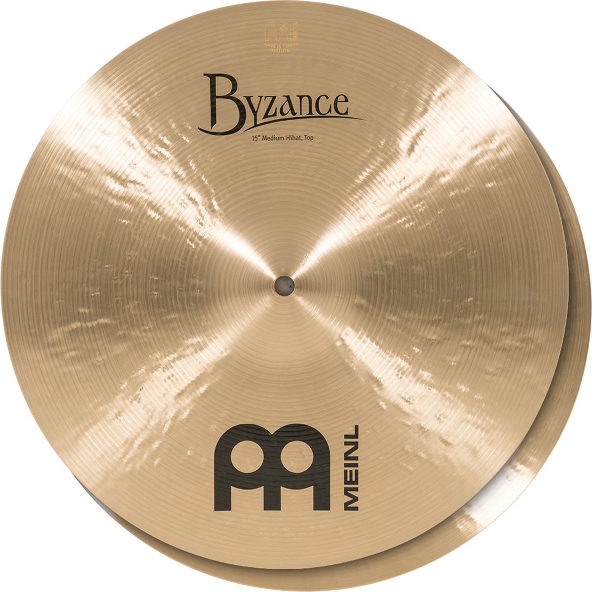 Meinl Byzance Medium HiHat 15", B15MH, Traditional Finish - HiHat