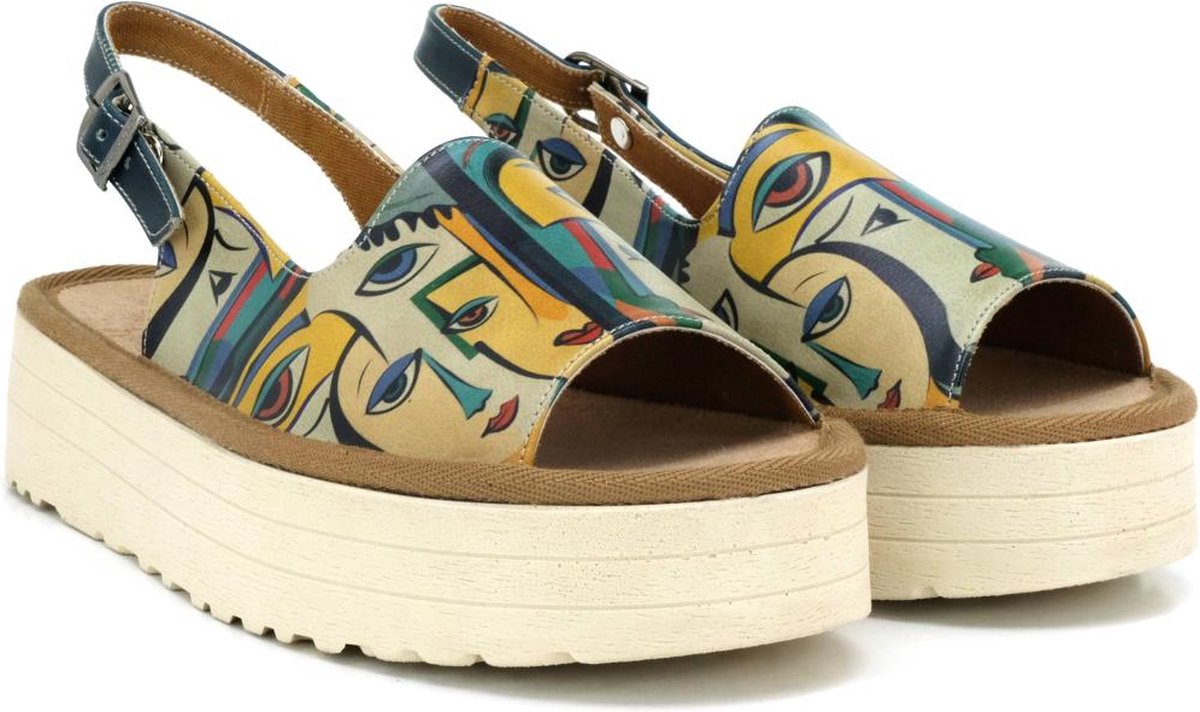 GOBY Artistiek Clogs Handgemaakt Premium Kwaliteit