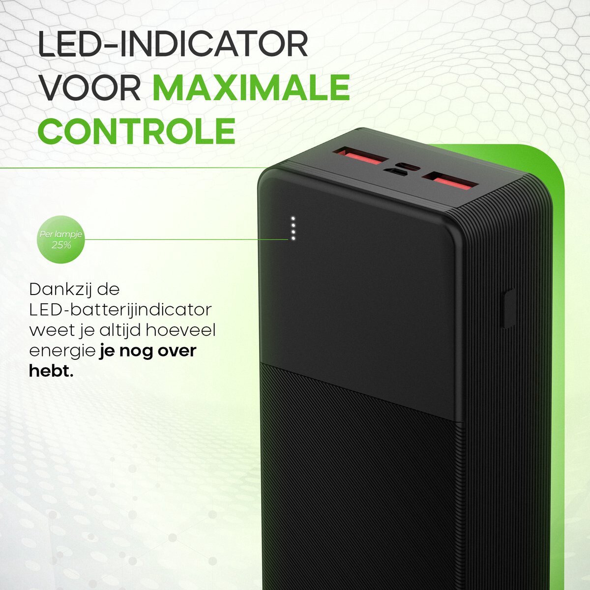 iSetchi BoostMax - Universele Powerbank - 30000 mAh - afbeelding 3