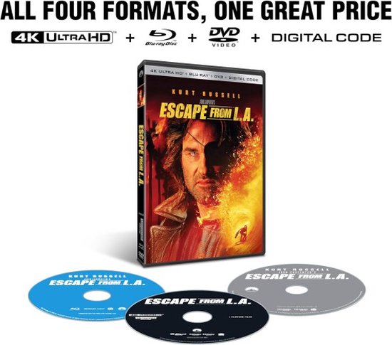 Escape from L.A. [Blu-Ray 4K]+[Blu-Ray]+[DVD]