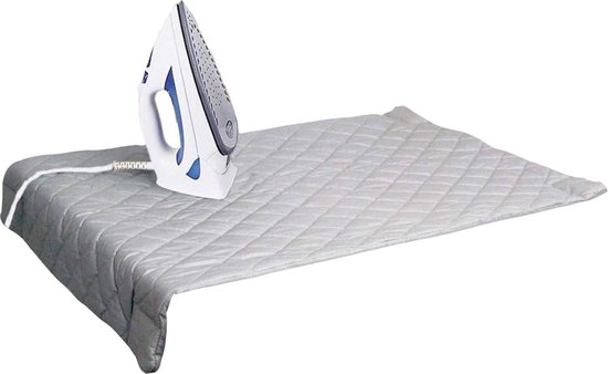 Strijkdeken - 85x50 cm - Lichtgewicht - Strijk - Mat - Hitte bestendig - Doek - Plank - Vouw - Voor op Tafel - Reis - Strijkijzer - Mini - Mouwplankje - Kussen - tafelstrijkplank