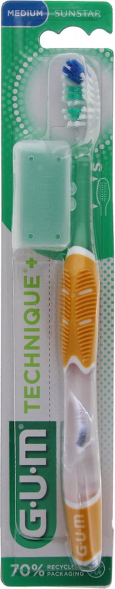 Goedkoopste GUM Technische Tandenborstel 493 (Kleur Geel