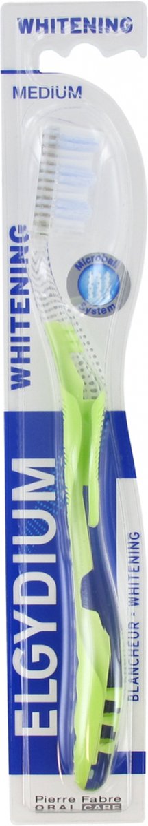 Goedkoopste Elgydium Whitening Tandenborstel Medium (Kleur Groen