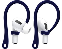 Ibley EarLoop Sport hooks blauw voor Apple AirPods Pro 1/2 & AirPods 3/4 - Oorhaken - Siliconen sport haken - Geschikt voor AirPods Pro 1/2 en Apple AirPods 3/4 - Set van 2