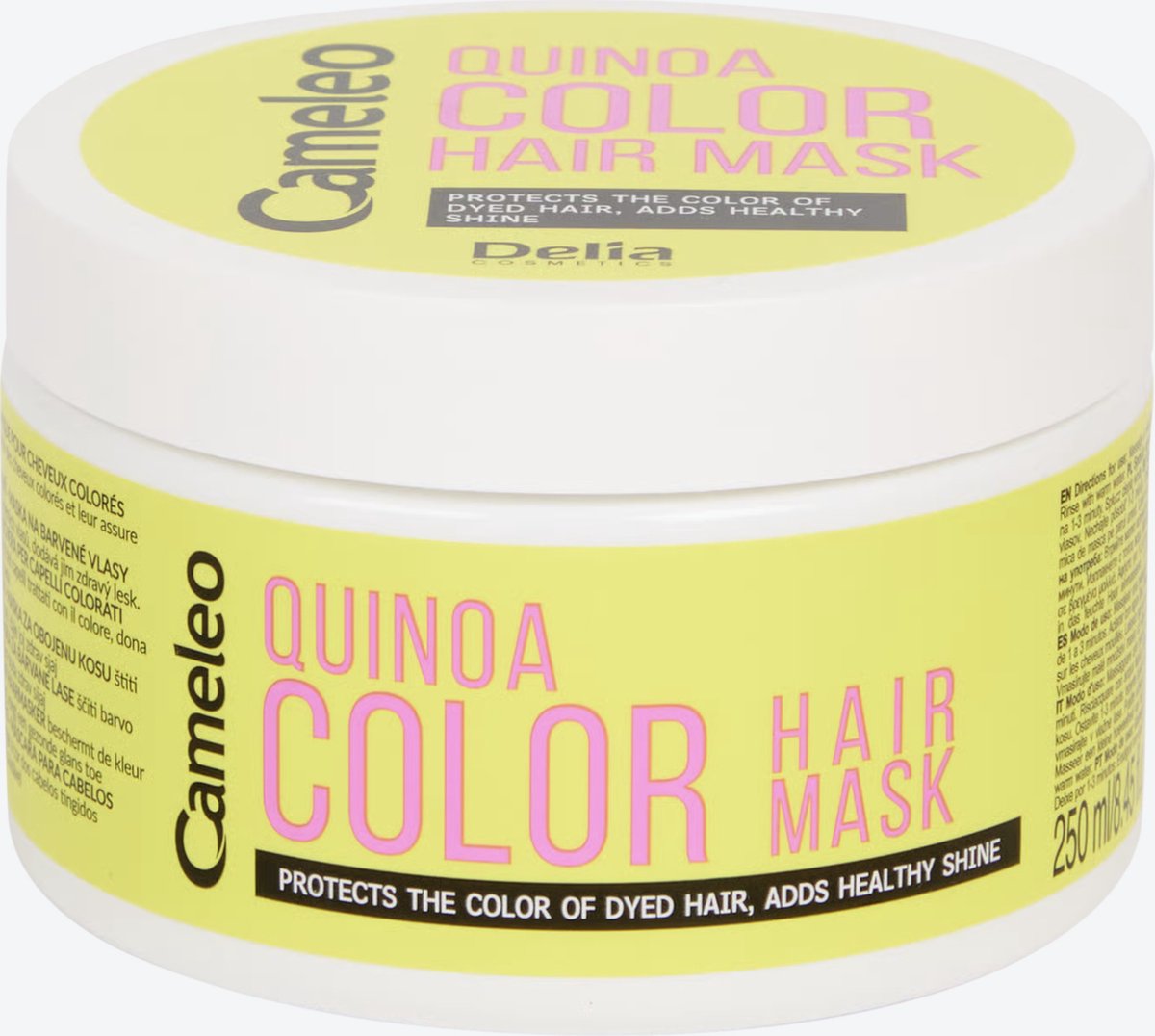 Cameleo Haarmasker Quinoa Color - Beschermt Haarkleur - Voedt & Verzorgt met Natuurlijke Ingrediënten - Zijdezacht & Makkelijk Doorkambaar