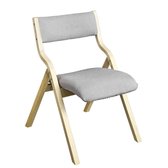 Simpletrade Klapstoel - Stoel - Inklapbaar - Afneembare hoes - Grijs - 48x59x79 cm