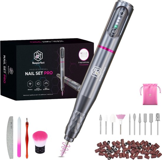 Beeperfect® Draadloze Nagelvijl Pro – Manicure en Pedicure set
