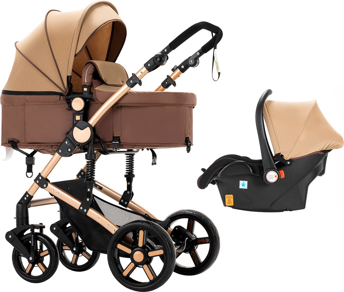 Luxe 3-in-1 Kinderwagen - Wandelwagen (EAN: ...1291) - afbeelding 3
