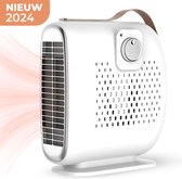Ye® Pro - Chauffage électrique - Chauffage intérieur électrique - Chauffage soufflant - Chauffage céramique - Chauffage - 2 réglages - 500W - Wit - Version PRO