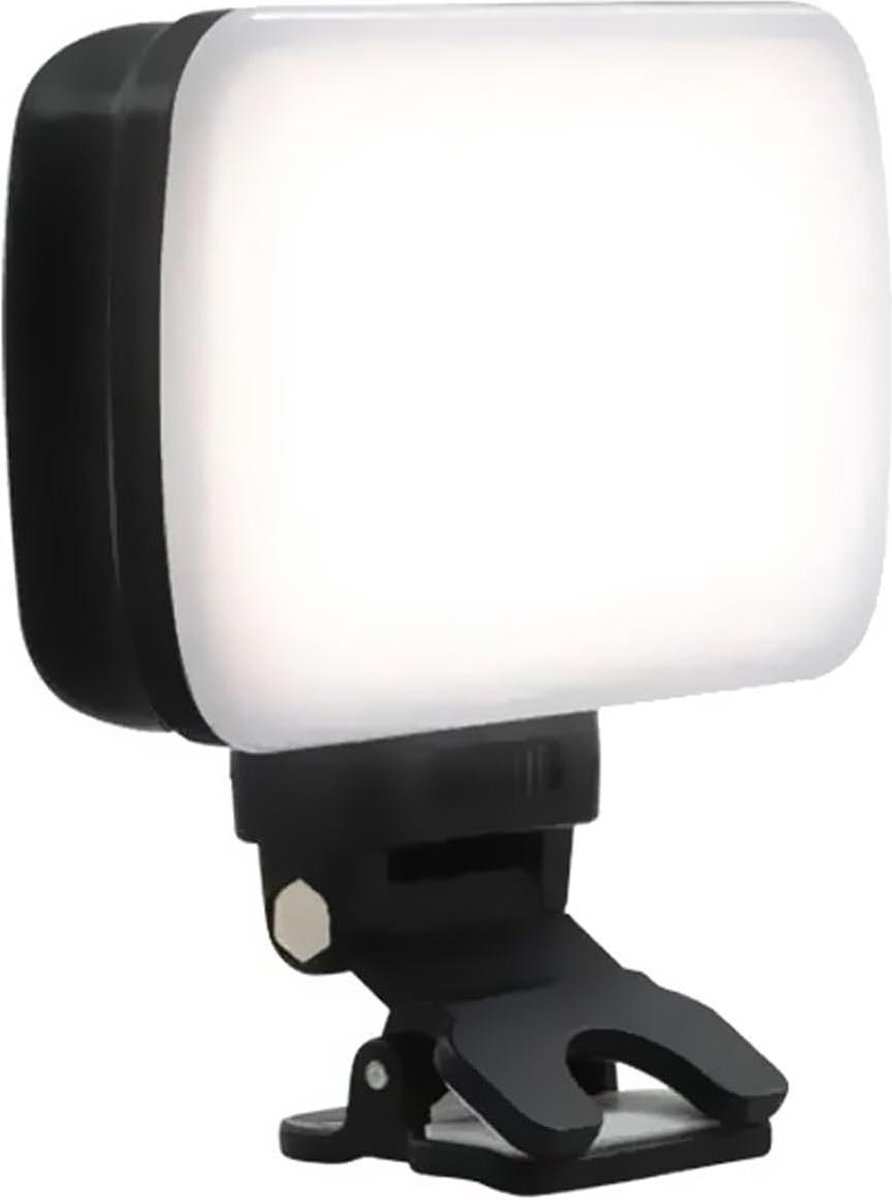 Selfie Light Clip Opladen Draagbaar - Videoconferenties Verstelbaar - 3 Kleurtemperaturen 10 Niveaus van Helderheid - Geschikt voor Mobiele Telefoon Laptop Camera - Live Streaming en Vlog .