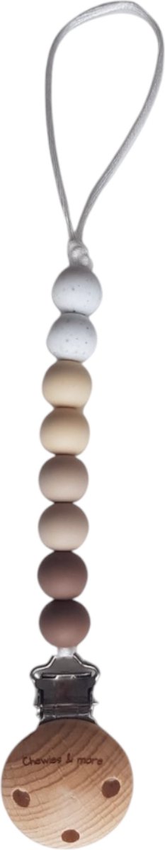 Goedkoopste Chewies & More Ombre Speenkoord - Brown