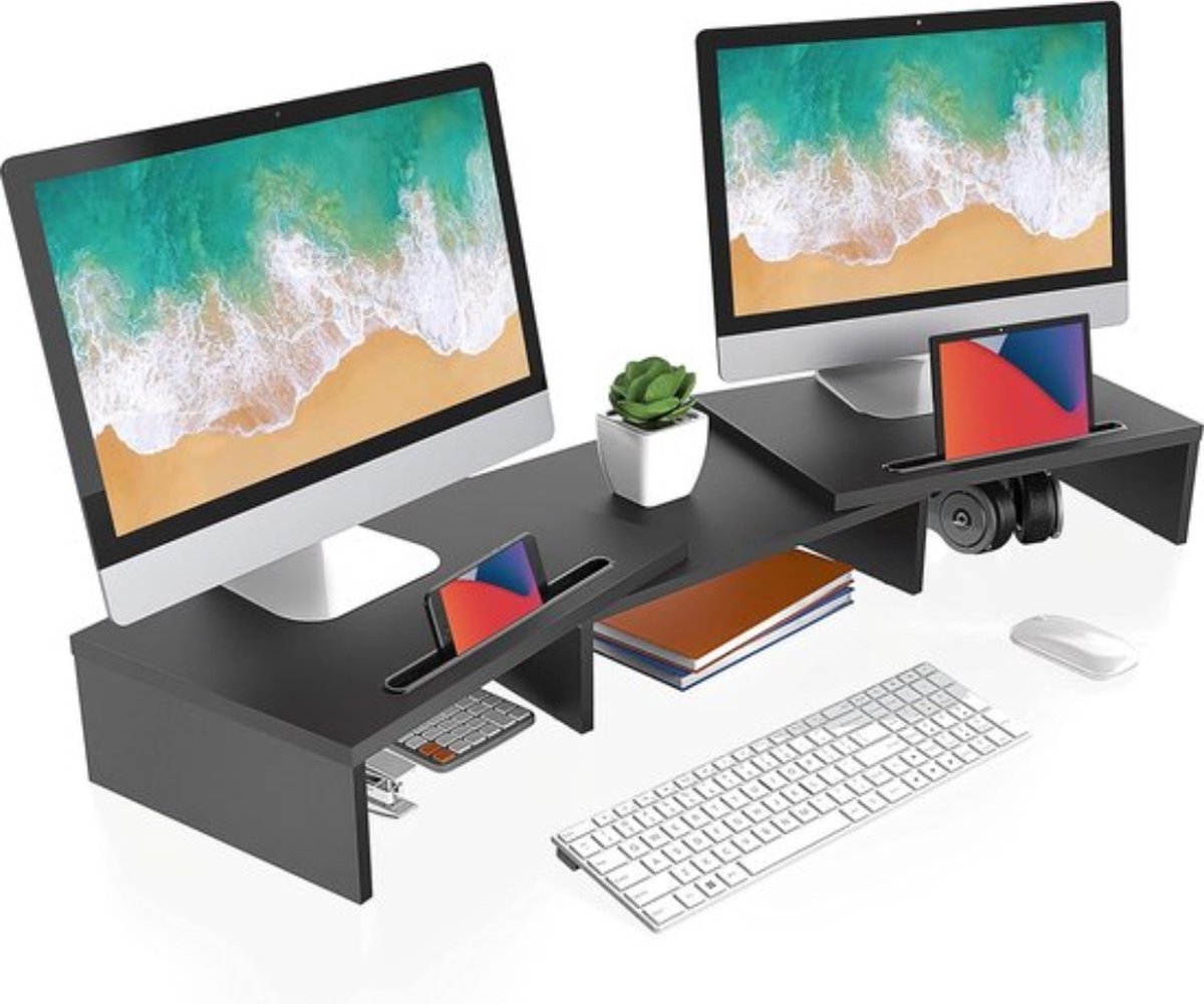 Laptop verhoger - Laptopverhoger - Stabiel - Staand Werken - Ergonomisch - Laptop Verhoger Bureau - Must have voor uw laptop!