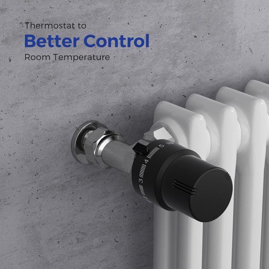 Thermostaatkop, Radiatorventiel, 4 Stuks Radiatorthermostaat Met Nulstand Vervangingskop Voor Schroefdraad M 30 X 1 5 Koelventielkoppen Toilet Keukenspoelbak En Badkamer Wit 687390533