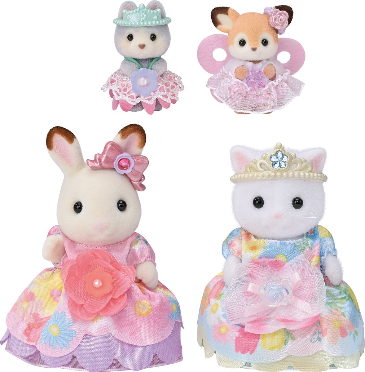 Sylvanian Families 5809 Bloemen prinsessenset - inclusief 4 fluweelzachte speelfiguren — cadeau in Spellen & Speelgoed - foto 5