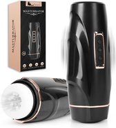 Intimate Desires - Masturbator voor man - Pocket Pussy - Tril- Zuig- & Stootfunctie - Verwarmd - Blowjob Simulator - Oplaadbaar - Sex Toys voor mannen
