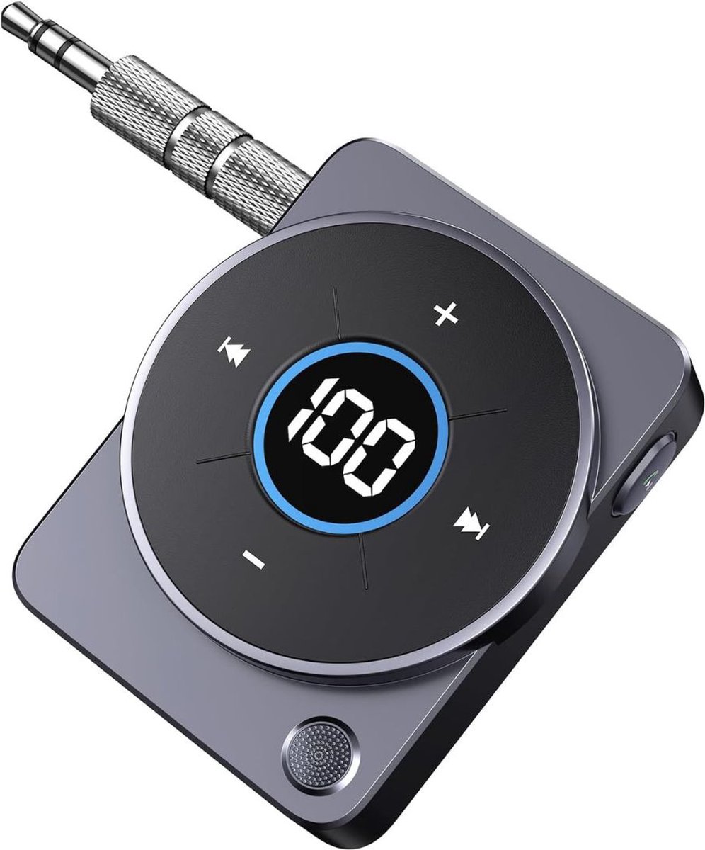 ApexArte® Bluetooth Receiver Aux - Ontvanger - Carkit - Zwart