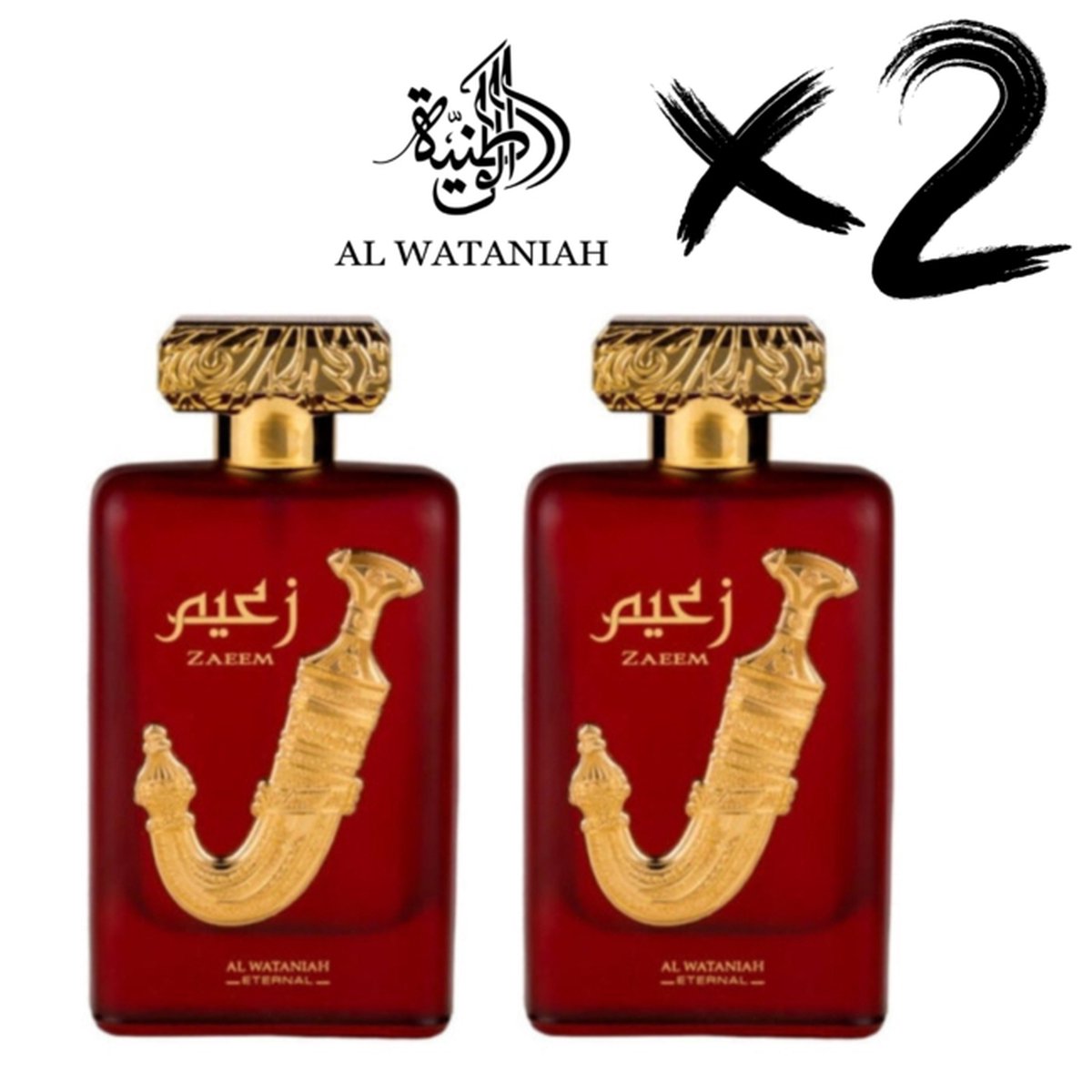 Goedkoopste AL WATANIAH 2 x ETERNAL PERFUME ZAEEM, 100ml