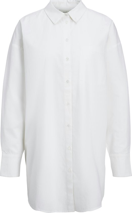 Oversized Shirt - Dames Oversized Overhemd - Wit