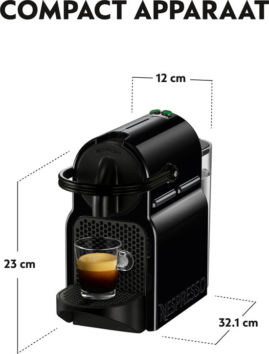 Nespresso De'Longhi Inissia EN80B - Machine à capsules de café - Zwart