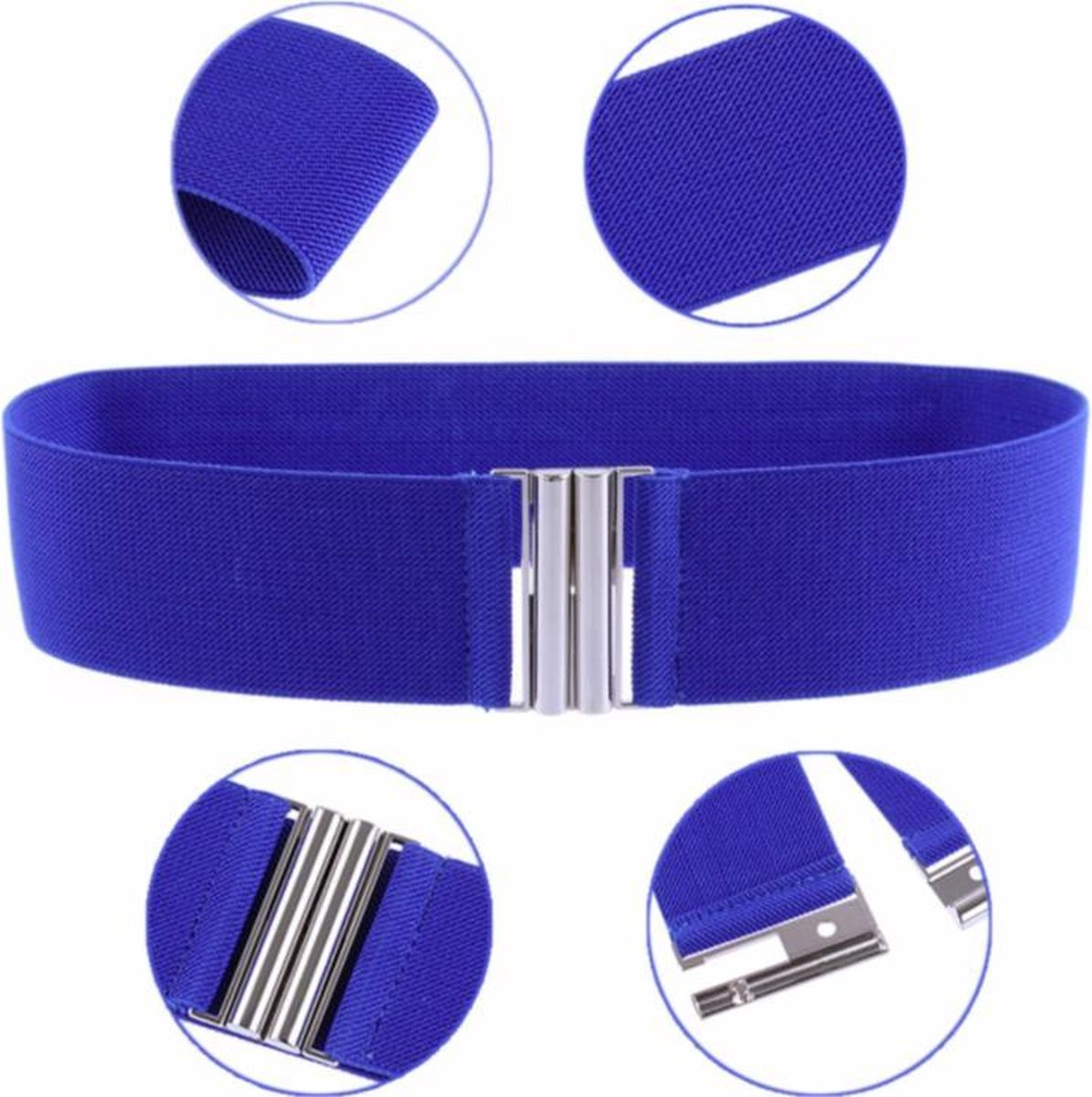 ProductGoods - Luxe Elastische Riem voor een jas | Blauw | Riemen | Riemen jas