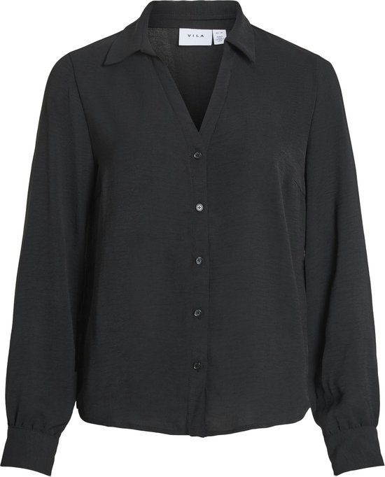 VILA - VIJOSA L/S V-NECK SHIRT - NOOS - Dames - Blouses